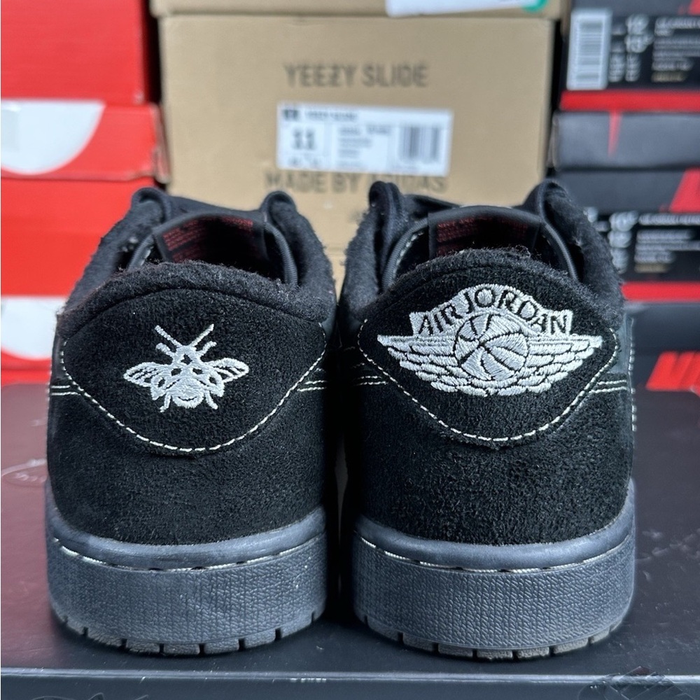 Size - Air Jordan 1 Retro Low OG SP x Travis Scott Black Phantom 2022 - Picture 4 of 9